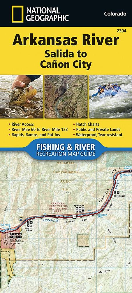 Arkansas Nehri Haritası: Salida'dan Canon City'ye Milli Coğrafya Macerası 2304, Keşfe Çık!